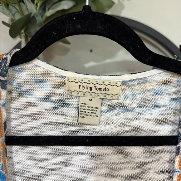 Flying Tomato boho Patterned Cardigan size medium - Picture 4 of 5